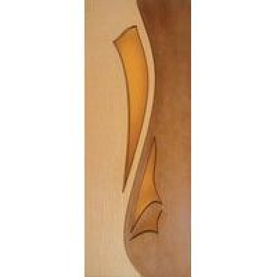 Двери «Владимир», Коллекция Мегаполис: модель «Данди», полное остекление (сатиномат/орнамент), дуб, венге, 900 мм