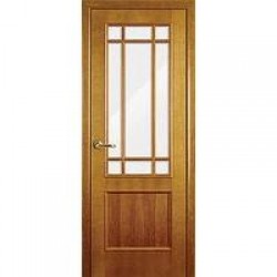 Двери «Волховец», Модель «Фантазия», полотно остекленное квадрат-1 250, бук, орех, венге, 600-900 мм